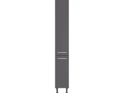 Optifit Küchenregale|Vorratsbehälter<Küchen-Apothekerschrank Ingvar420 30cmx 211,8cmx 58,4cm Anthrazit Matt