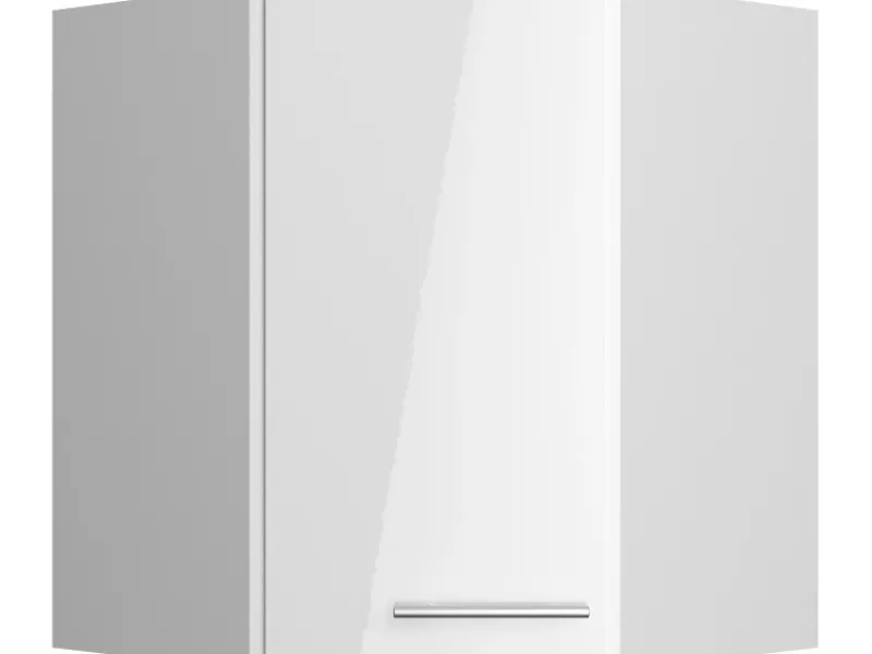 Optifit Küchenschränke<Küchen-Eckoberschrank Rurik986 60/60 cm x 70,4 cm x 34,9 cm Weiß