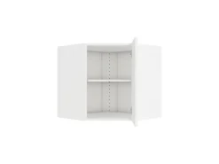 Optifit Küchen-Eckoberschrank 60 x 57,6 x 34,6 cm Luca932 Weiß Anthrazit< Küchenschränke