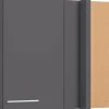 Optifit Küchenschränke<Küchen-Eckoberschrank Ingvar420 80/ 45 x 70,4 x 34,9 cm Anthrazit Matt
