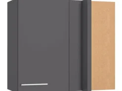 Optifit Küchenschränke<Küchen-Eckoberschrank Ingvar420 80/ 45 x 70,4 x 34,9 cm Anthrazit Matt