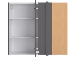 Optifit Küchenschränke<Küchen-Eckoberschrank Ingvar420 80/ 45 x 70,4 x 34,9 cm Anthrazit Matt