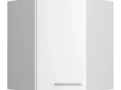 Optifit Küchen-Eckoberschrank Bengt932 60/60 cm x 70,4 cm x 34,9 cm Weiß< Küchenschränke
