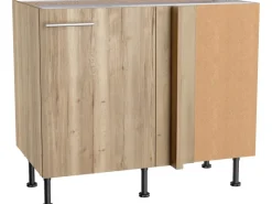 Optifit Küchen-Eck-Unterschrank Erik290 100/65 x 87 x 58,4 cm Wildeiche< Küchenschränke|Einbauküchen