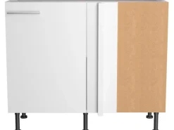 Discount Optifit Küchen-Eck-Unterschrank für Geschirrsp. Bengt932 100/65x 87x 58,4cm Weiß