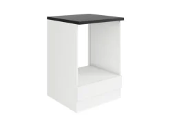 Optifit Küchen-Herdumbau 60 x 88 x 60 cm Luca932 Weiß Anthrazit Weiß-Anthrazit