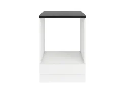 Optifit Küchen-Herdumbau 60 x 88 x 60 cm Luca932 Weiß Anthrazit Weiß-Anthrazit