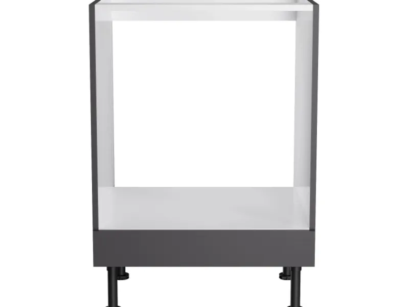 Optifit Küchen-Herdumbau Ingvar420 60 cm x 87 cm x 58,4 cm Anthrazit Matt< Einbauküchen|Kochfelder