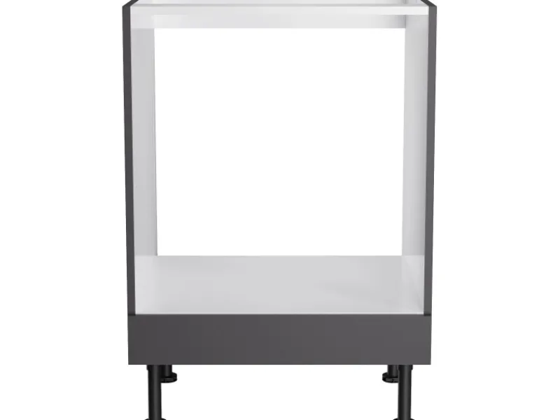 Optifit Küchen-Herdumbau Ingvar420 60 cm x 87 cm x 58,4 cm Anthrazit Matt< Einbauküchen|Kochfelder