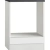 Optifit Kücheninseln|Einbauküchen<Küchen-Herdumbau Salo214 60 cm Weiß