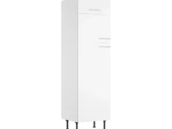 Hot Optifit Küchen-Hochschrank für Kühl-Gefrier-Kombi Bengt932 60 cm Weiß