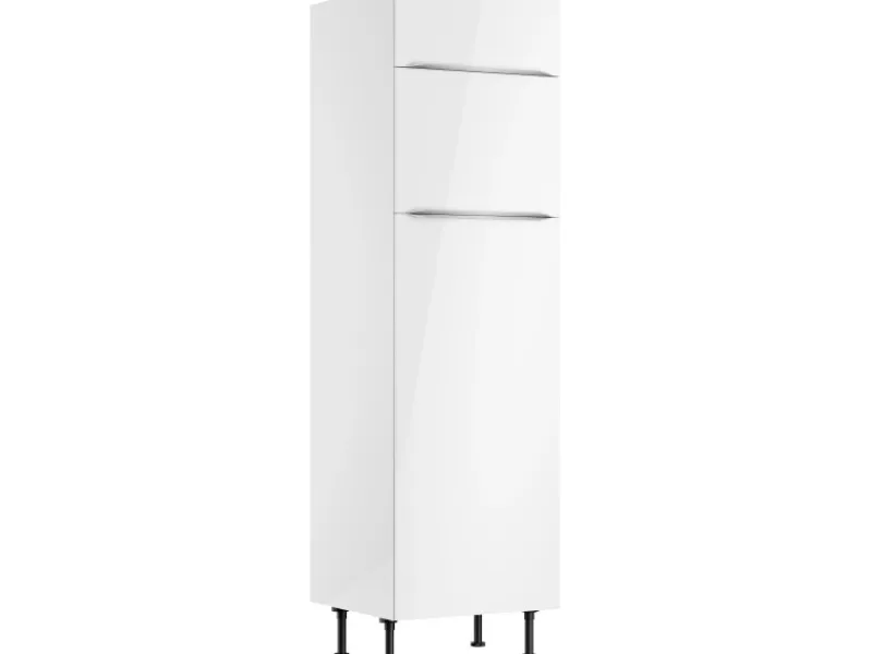 Outlet Optifit Küchen-Hochschrank für Kühl-Gefrier-Kombi Arvid986 60 cm Weiß