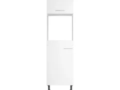 Optifit Küchen-Hochschrank für Backofen und Kühlschrank Bengt932 60 cm Weiß< Kühlschränke|Küchenschränke