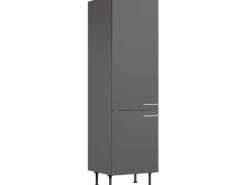 Optifit Küchenschränke<Küchen-Hochschrank Ingvar420 60 cm x 211,8 cm x 58,4 cm Anthrazit Matt