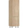 Optifit Küchen-Hochschrank Erik290 60 cm x 211,8 cm x 58,4 cm Wildeiche< Küchenschränke