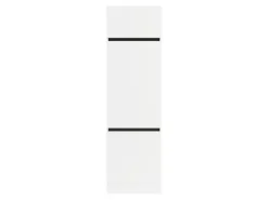 New Optifit Küchen-Hochschrank 60 x 206,8 x 57,1 cm Luca932 Weiß Anthrazit Weiß-Anthrazit