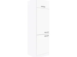 Clearance Optifit Küchen-Hochschrank für Kühlschrank Salo214 60cm x 206,8cm x 57,1cm Weiß