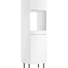 Optifit Küchen-Hochschrank für Backofen und Kühlschrank Arvid986 60 cm Weiß