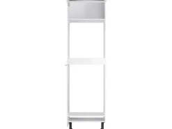Optifit Küchen-Hochschrank für Backofen und Kühlschrank Arvid986 60 cm Weiß