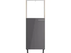 Optifit Kühlschränke<Küchen-Midischr. für Backo. und Kühls. Jonte984 60cm Anthrazit-Wildeiche