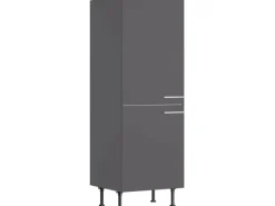 Optifit Kühlschränke|Küchenschränke<Küchen-Midischrank für Kühlschrank Ingvar420 60 cm Anthrazit Matt