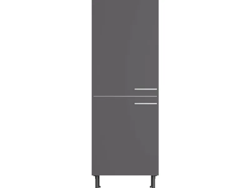 Optifit Kühlschränke|Küchenschränke<Küchen-Midischrank für Kühlschrank Ingvar420 60 cm Anthrazit Matt