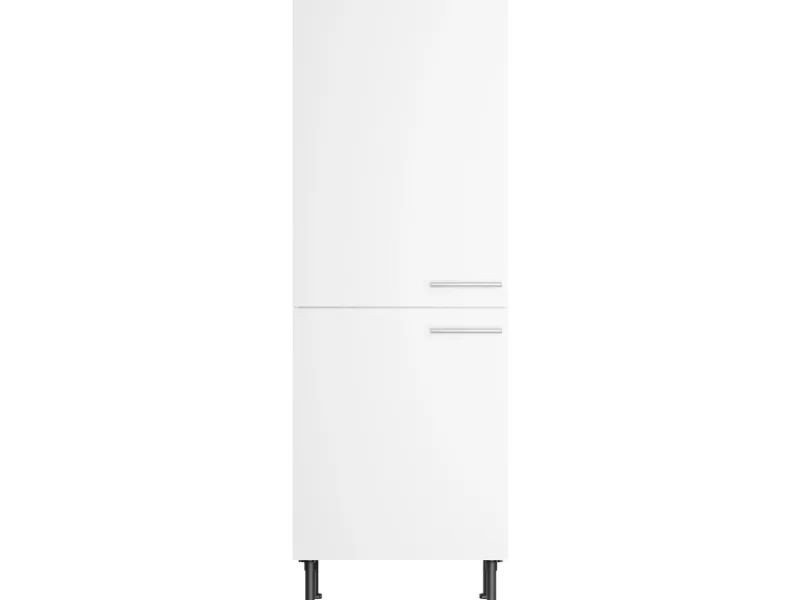 Optifit Küchen-Midischrank für Kühlschrank Bengt932 60cm x 176,6cm x 58,4cm Weiß< Küchenschränke