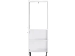 Optifit Küchen-Midischrank für Kühlschrank Bengt932 60cm x 176,6cm x 58,4cm Weiß< Küchenschränke