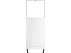 Optifit Single-Küchen|Pantryküchen<Küchen-Midischrank für Backofen und Kühlschrank Arvid986 60 cm Weiß