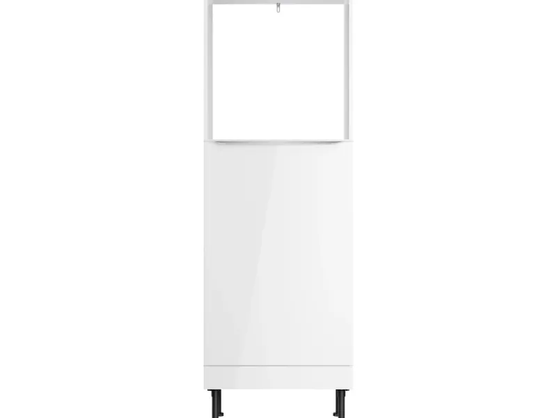 Optifit Single-Küchen|Pantryküchen<Küchen-Midischrank für Backofen und Kühlschrank Arvid986 60 cm Weiß