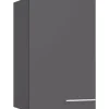 Optifit Küchenschränke<Küchen-Oberschrank Ingvar420 45 cm x 70,4 cm x 34,9 cm Anthrazit Matt