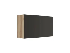 Optifit Küchen-Oberschrank 100 x 57,6 x 34,6 cm Noah420 Wildeiche NB< Küchenschränke