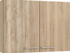 Optifit Küchen-Oberschrank Erik290 100 cm x 70,4 cm x 34,9 cm Wildeiche< Küchenschränke