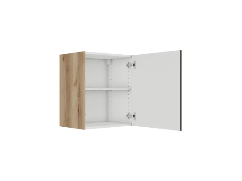 Optifit Küchen-Oberschrank 50 x 57,6 x 34,6 cm Noah420 Wildeiche NB< Küchenschränke