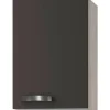 Optifit Küchen-Oberschrank Faro220 40 cm x 57,6 cm x 34,6 cm Anthrazit-Akazie< Küchenschränke