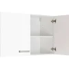 Optifit Küchen-Oberschrank Salo214 100 cm Weiß< Küchenschränke