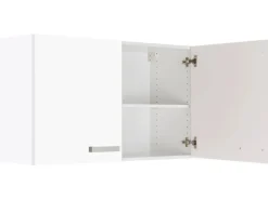 Optifit Küchen-Oberschrank Salo214 100 cm Weiß< Küchenschränke