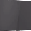 Best Optifit Küchen-Oberschrank Linus984 100 x 70,4 x 34,9 cm Anthrazit-Wildeiche
