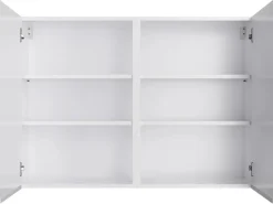 Best Optifit Küchen-Oberschrank Linus984 100 x 70,4 x 34,9 cm Anthrazit-Wildeiche