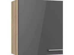 Online Optifit Küchen-Oberschrank Jonte984 60cm x 70,4cm x 34,9cm Anthrazit-Wildeiche