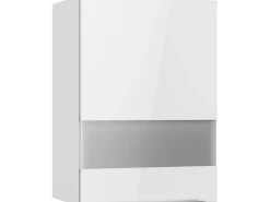 Optifit Küchen-Oberschrank mit Glassegment Arvid986 50 x 70,4 x 34,9 cm Weiß< Küchenschränke