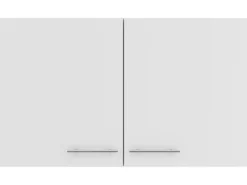 Optifit Küchen-Oberschrank Dakar286 100 cm Weiß Seidenglanz< Küchenschränke