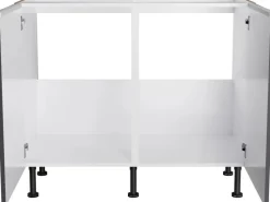 Optifit Küchen-Spülenunterschrank Linus984 100cmx87cmx58,4cm Anthra.-WildEiche< Küchenschränke