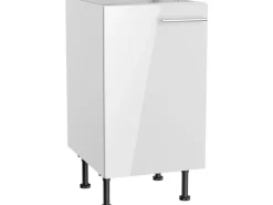 Outlet Optifit Küchen-Spülenunterschrank Rurik986 45 cm x 87 cm x 58,4 cm Weiß