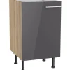 Optifit Küchenschränke<Küchen-Spülenunterschrank Jonte984 50x87x58,4cm Anthra.-WildEiche