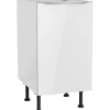 Optifit Küchenschränke<Küchen-Spülenunterschrank Arvid986 45 cm x 87 cm x 58,4 cm Weiß