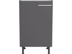 Optifit Küchenschränke<Küchen-Spülenunterschrank Ingvar420 50 x 87 x 58,4cm Anthrazit Matt