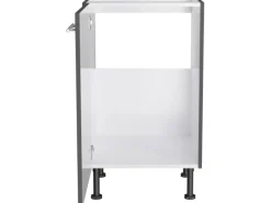 Optifit Küchenschränke<Küchen-Spülenunterschrank Ingvar420 50 x 87 x 58,4cm Anthrazit Matt