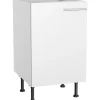 Outlet Optifit Küchen-Spülenunterschrank Bengt932 50 cm x 87 cm x 58,4 cm Weiß
