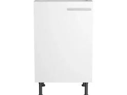 Outlet Optifit Küchen-Spülenunterschrank Bengt932 50 cm x 87 cm x 58,4 cm Weiß